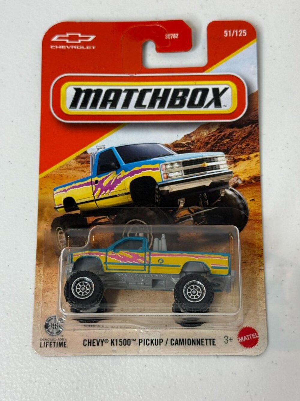 Matchbox Chevy K1500 Pickup 51/125 Lifted Off Road Truck 2026